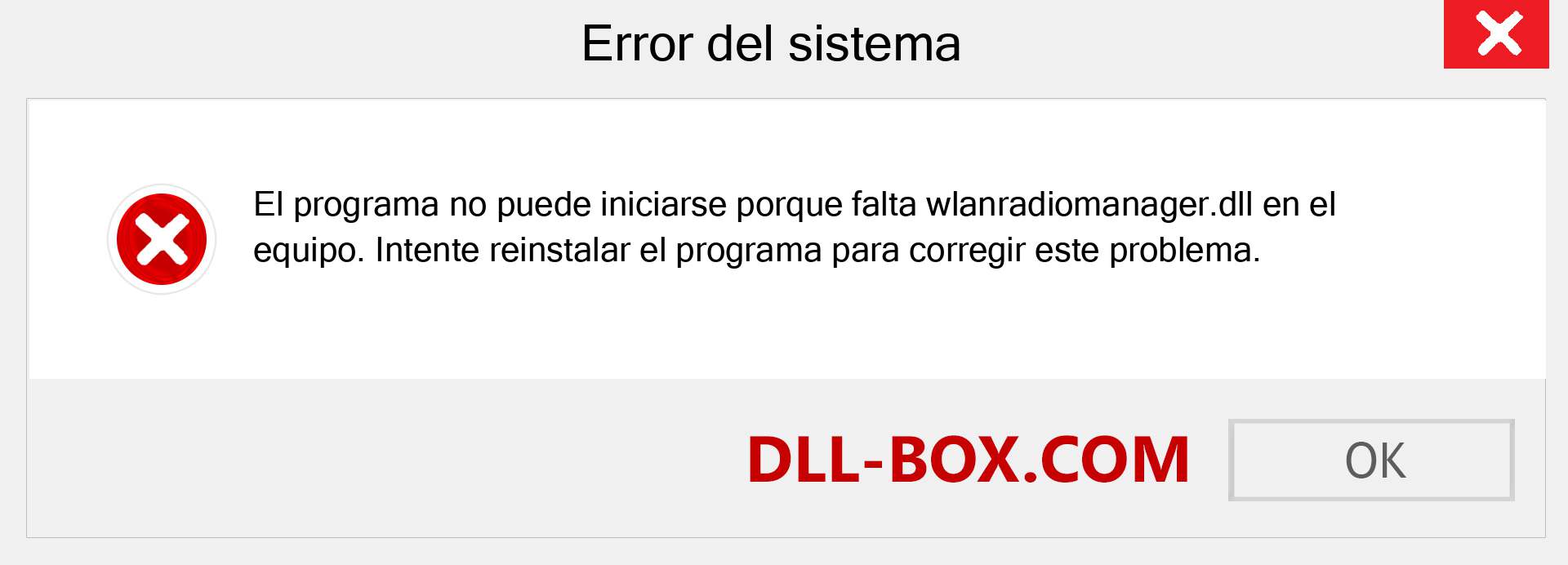 ¿Falta el archivo wlanradiomanager.dll ?. Descargar para Windows 7, 8, 10 - Corregir wlanradiomanager dll Missing Error en Windows, fotos, imágenes